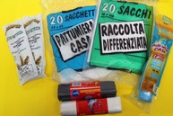 Sacchetti per raccolta differenziata